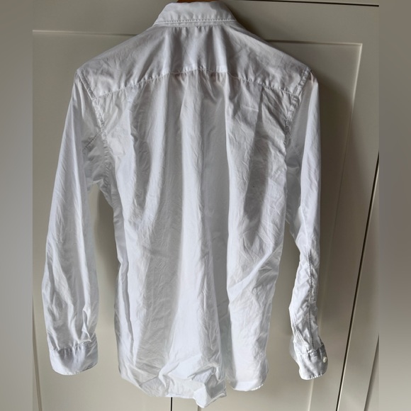 COMME DES GARÇONS PLAY- crisp white dress shirt EUC no flaws sz M - Picture 7 of 7